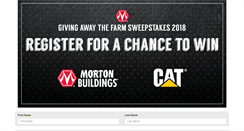 Desktop Screenshot of mortonbuildingsweepstakes.com